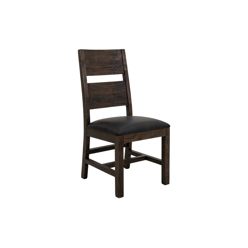 Dark Teak – Chair (Set of 2) – Oil Black