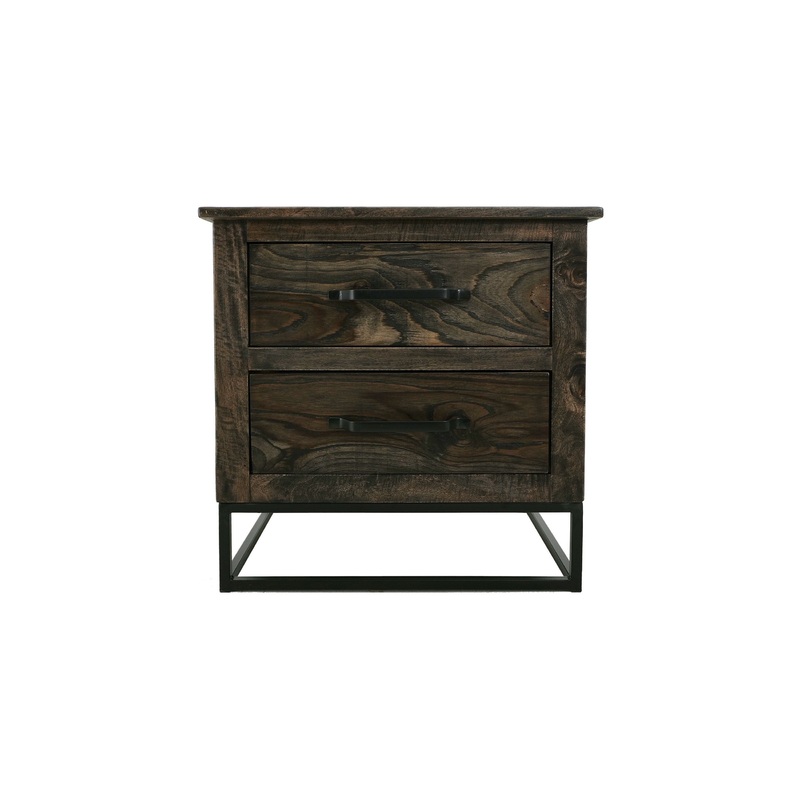 Dark Teak – Nightstand – Oil Black