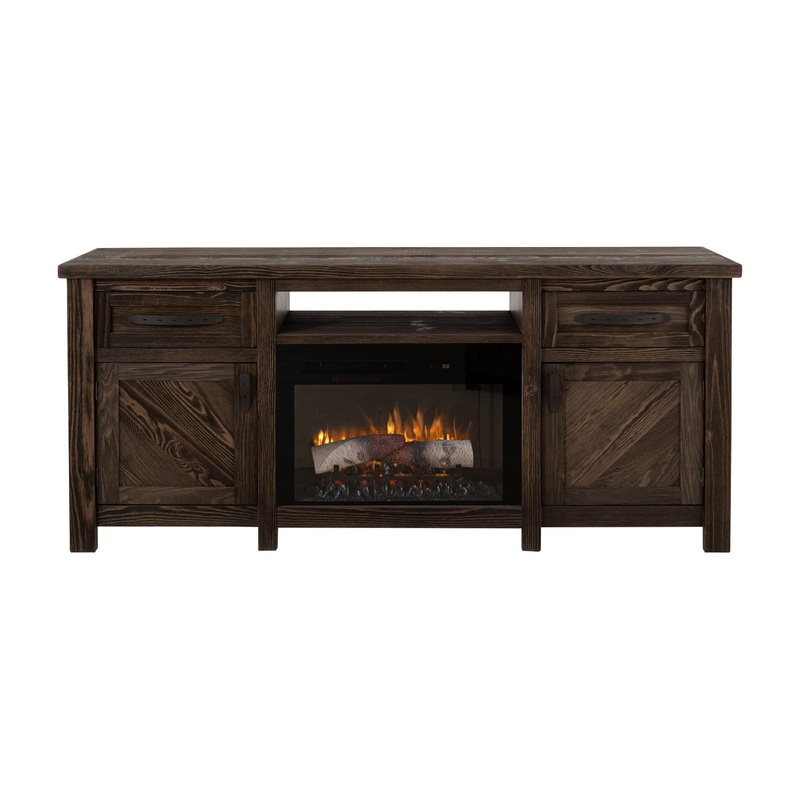 Dutton – Electric Fireplace – Rookwood Brown