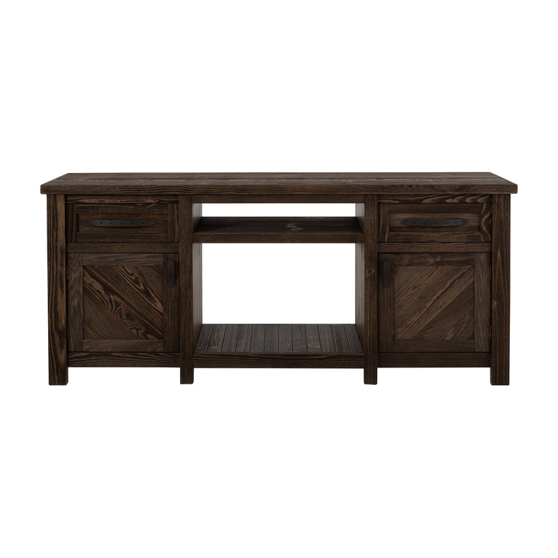 Dutton – TV Stand For Electric Fireplace – Rookwood Brown