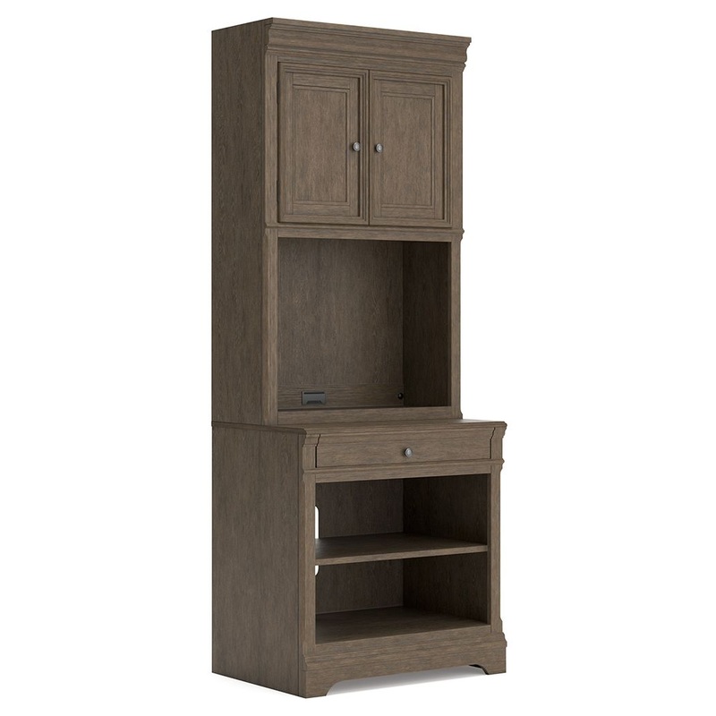 Janismore – Weathered Gray – Bookcase
