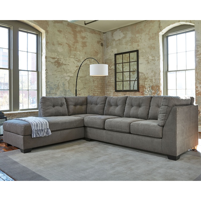 Pitkin – Sectional|Dark Gray|2 Pc. Left Arm Facing Corner Chaise Sectional