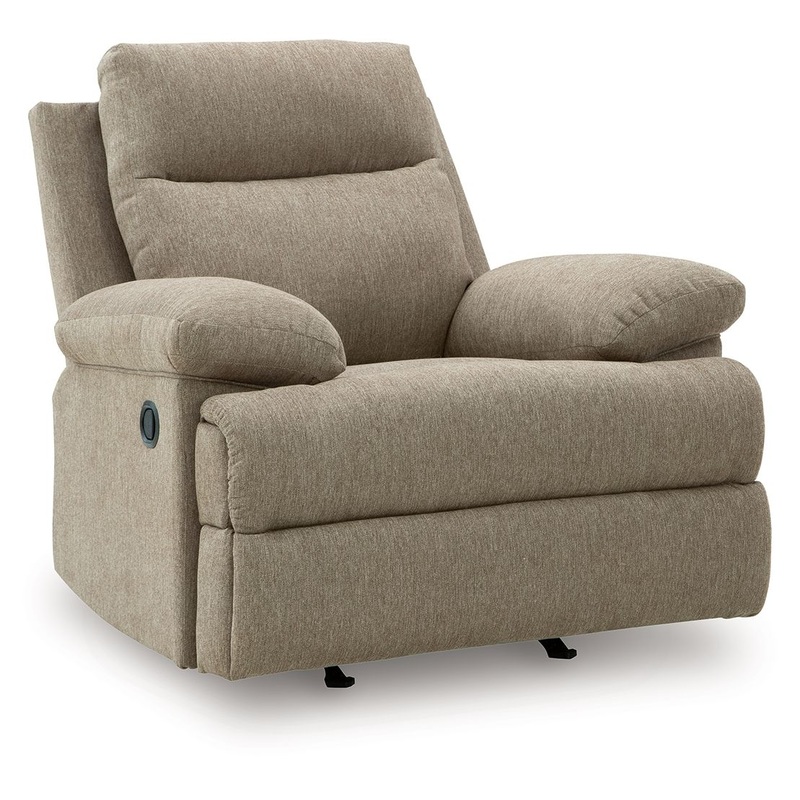 Side-Swipe – Rocker Recliner|Beige|Dark Gray