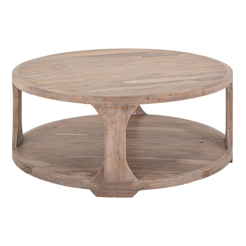 White Balam – 1 Shelf Table|Light Brown|Cocktail Tables|Chair Side Tables|End Tables