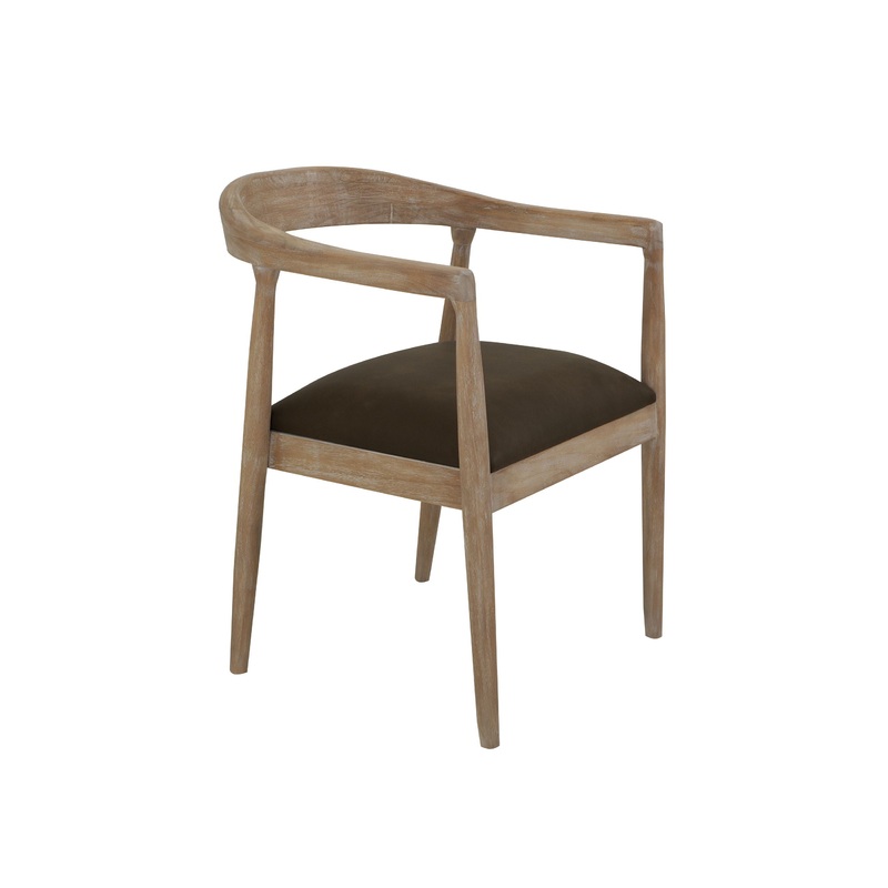 White Teak – Chair – Ivory White