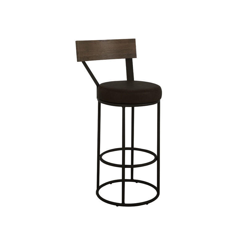 Xel-Ha – 30 Upholstered Barstool – Dark Chocolate