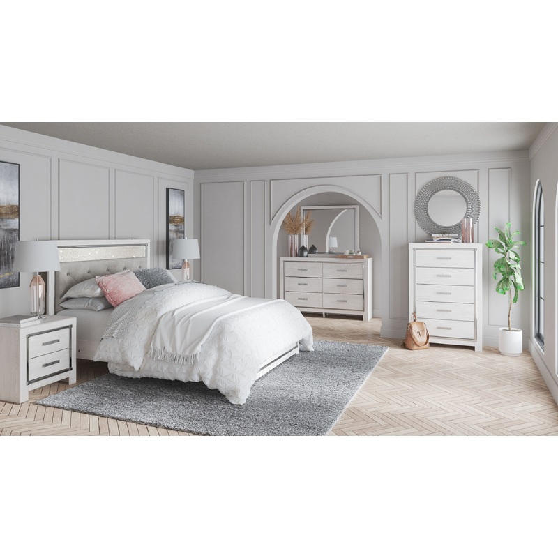 Altyra – Panel Bedroom Set|White|6 Pc. – Dresser, Mirror, Chest, Panel Bed|8 Pc. – Dresser, Mirror, Chest, Panel Bed, 2 Nightstands|5 Pc. – Dresser, Mirror, Panel Bed|7 Pc. – Dresser, Mirror, Panel Bed, 2 Nightstands