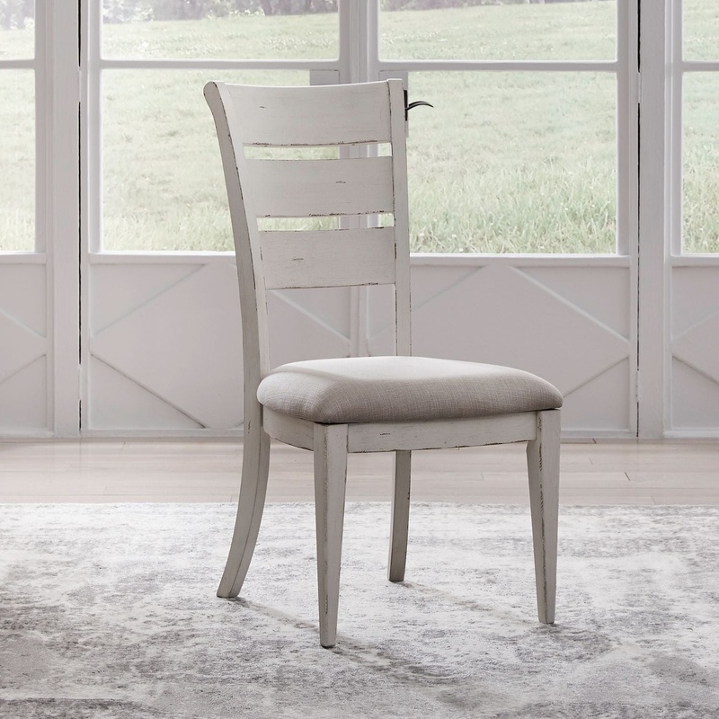 Backroads – Ladder Back Side Chair (RTA) – White