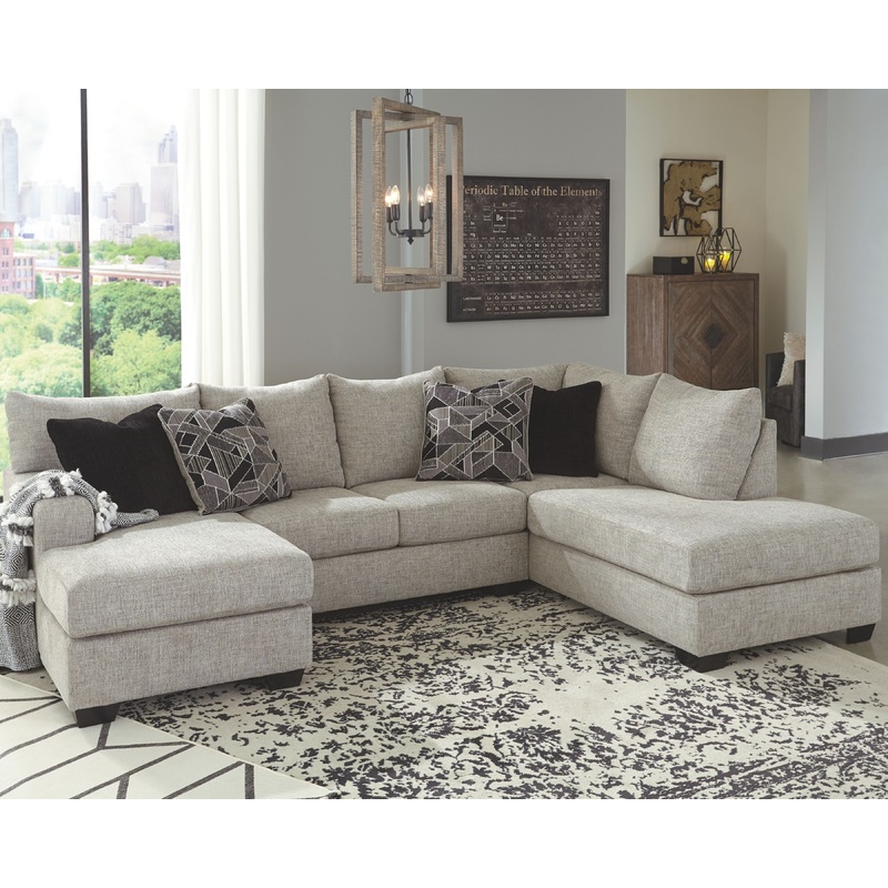Megginson – Sectional|Dark Gray|2-Piece Sectional with Right-Arm Facing Chaise|2-Piece Sectional with Left-Arm Facing Chaise