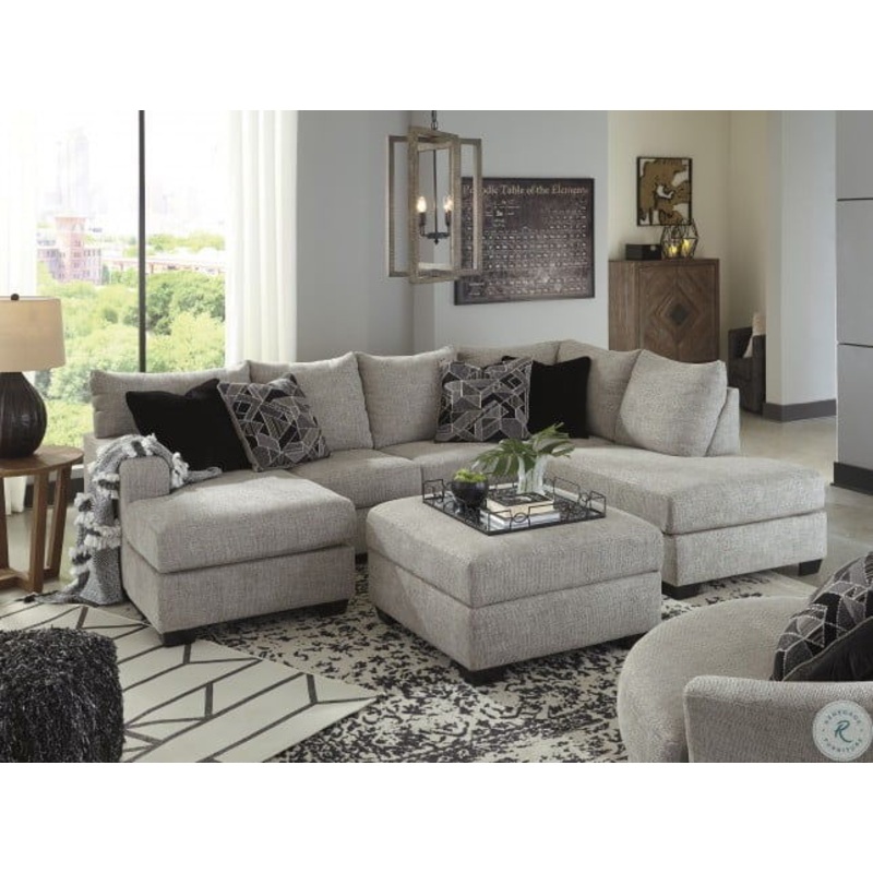 Megginson – Sectional Set|Dark Gray|4 Pc. – Left Arm Facing Sofa Chaise, Right Arm Facing Corner Chaise Sectional, Round Swivel Chair, Ottoman With Storage|4 Pc. – Left Arm Facing Corner Chaise, Right Arm Facing Sofa Chaise Sectional, Round Swivel Chair,