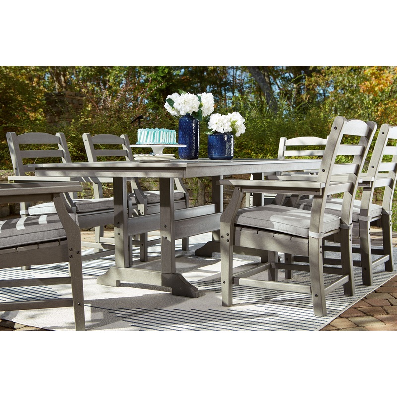 Visola – Gray – 7 Pc. – Dining Set with 6 Chairs