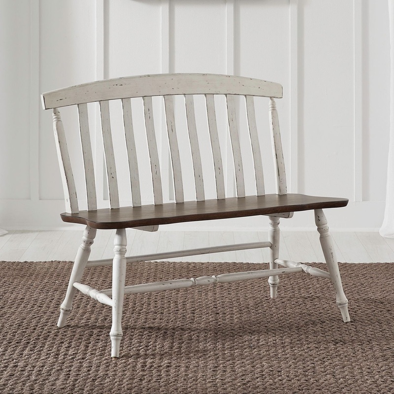 Al Fresco – Slat Back Bench (RTA) – White