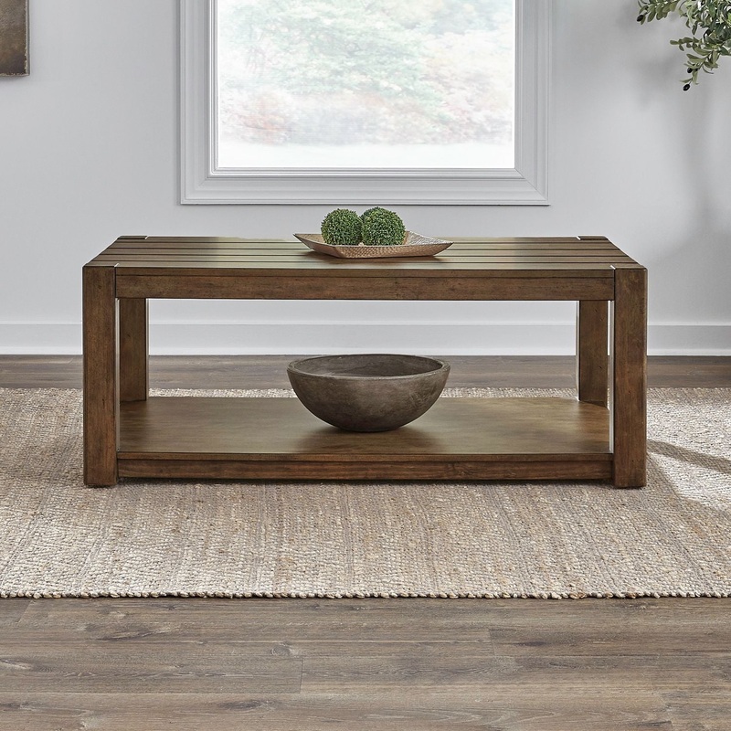 Broadmore – Rectangular Cocktail Table – Brown