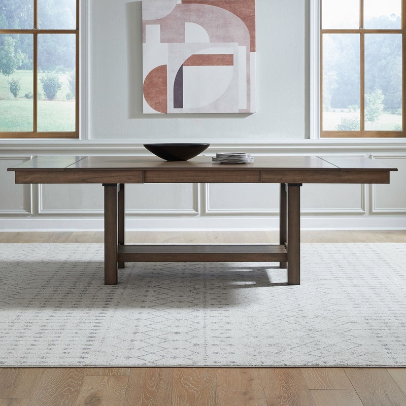 Brook Bay – Trestle Table|Dark Brown