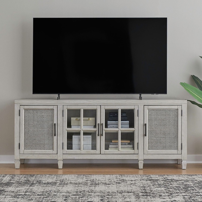 Caruso Heights – 82 TV Console – White