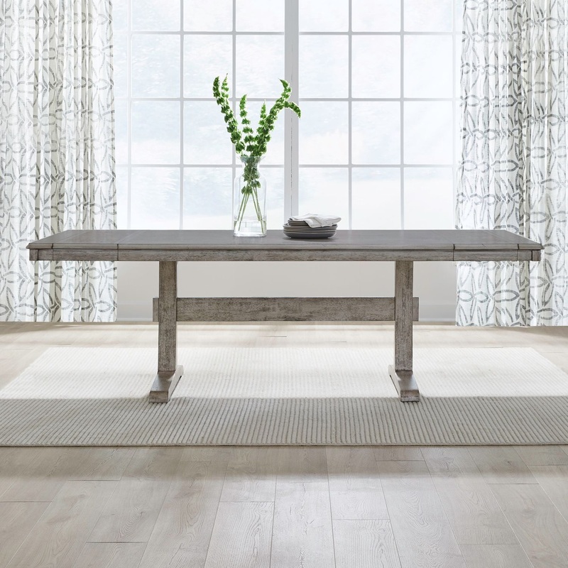 Hallendale – Trestle Table – White