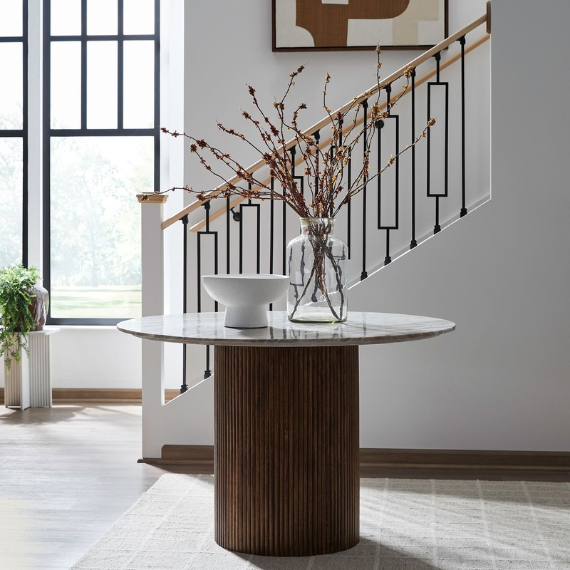 Kaleidoscope – Pedestal Table- Brown