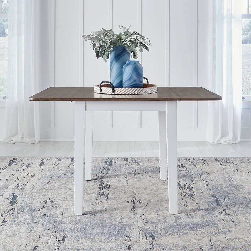 Landale – Drop Leaf Table – White