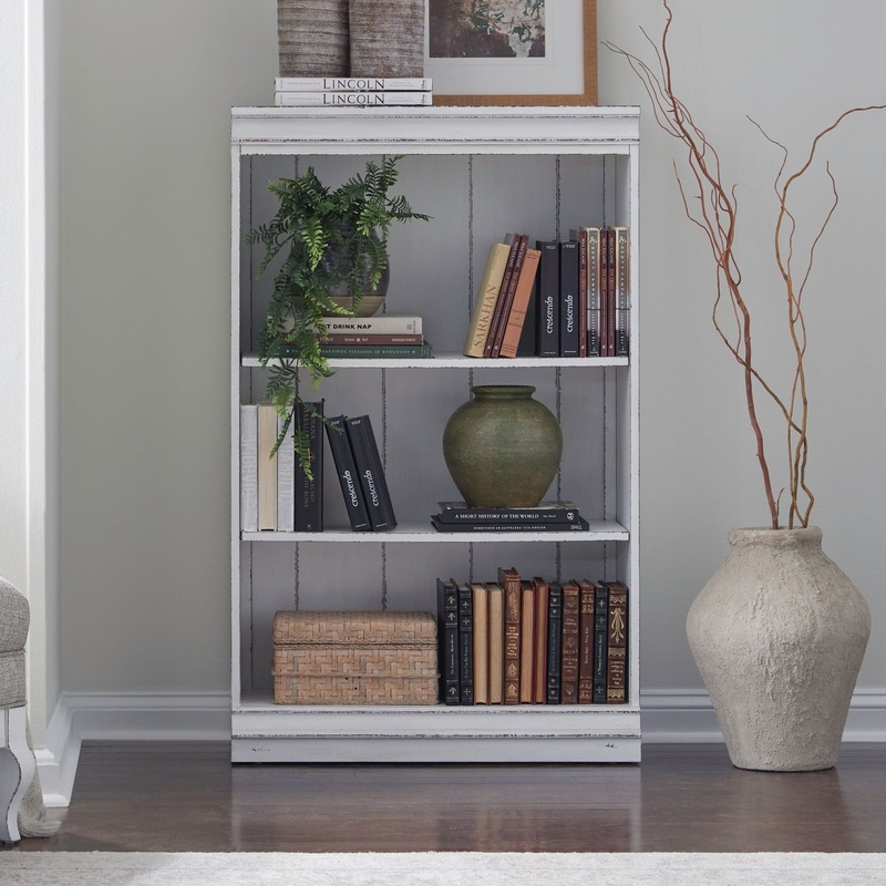 Magnolia Manor – 48 Bookcase (RTA) – White