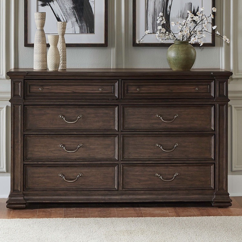 Provence Park – 8 Drawer Dresser – Brown