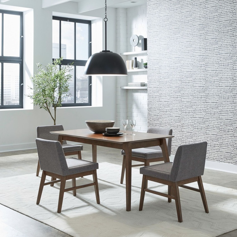 Space Savers – Leg Table Set|Dark Brown|5 Pc. Table, 4 Chairs|6 Pc. Table, 4 Chairs, Bench|7 Pc. Table, 6 Chairs