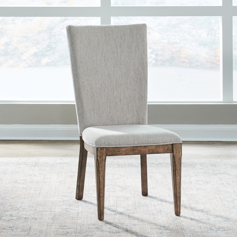 Carolina Park – Upholstered Side Chair (RTA) – Brown