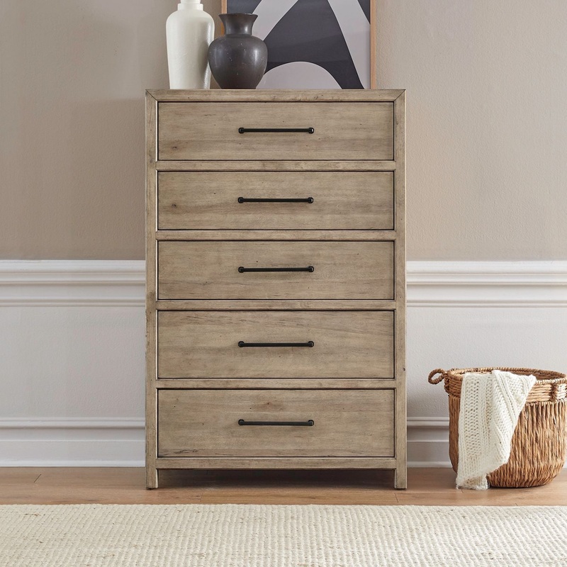 Proximity Place – 5 Drawer Chest – Brown