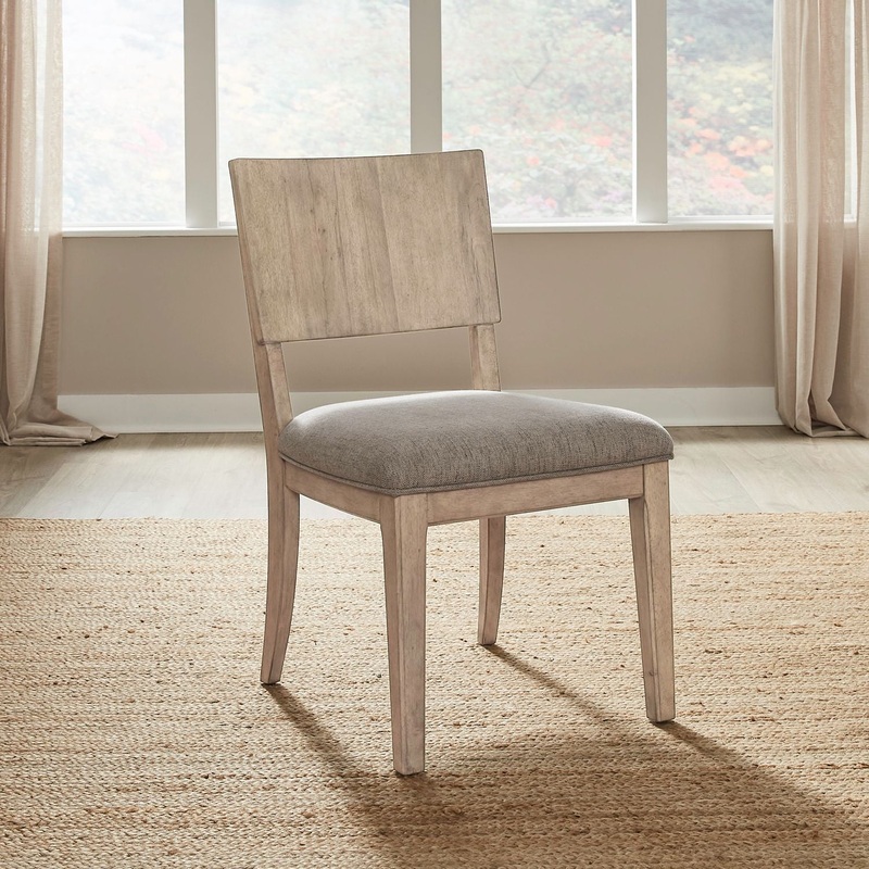 Proximity Place – Panel Back Side Chair (RTA) – Brown