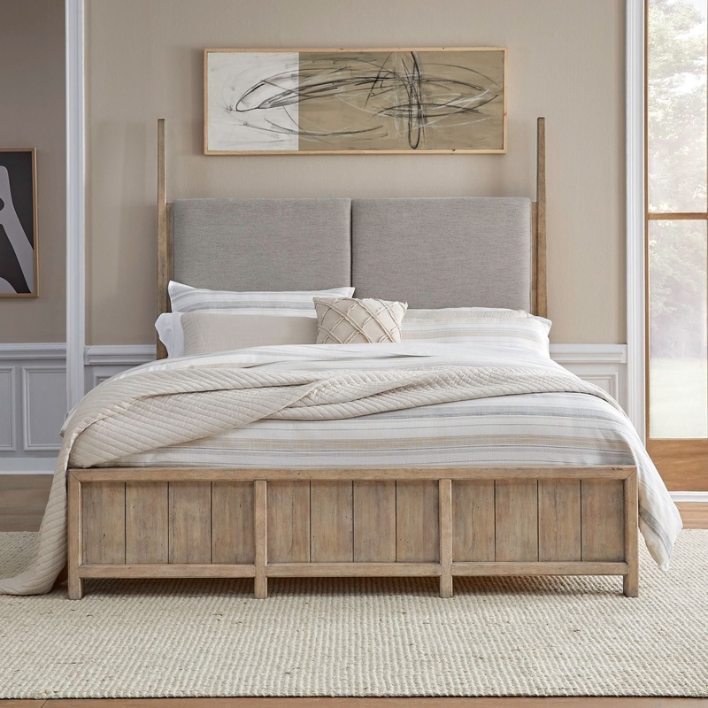 Proximity Place – Poster Bed|Light Brown|King|Queen