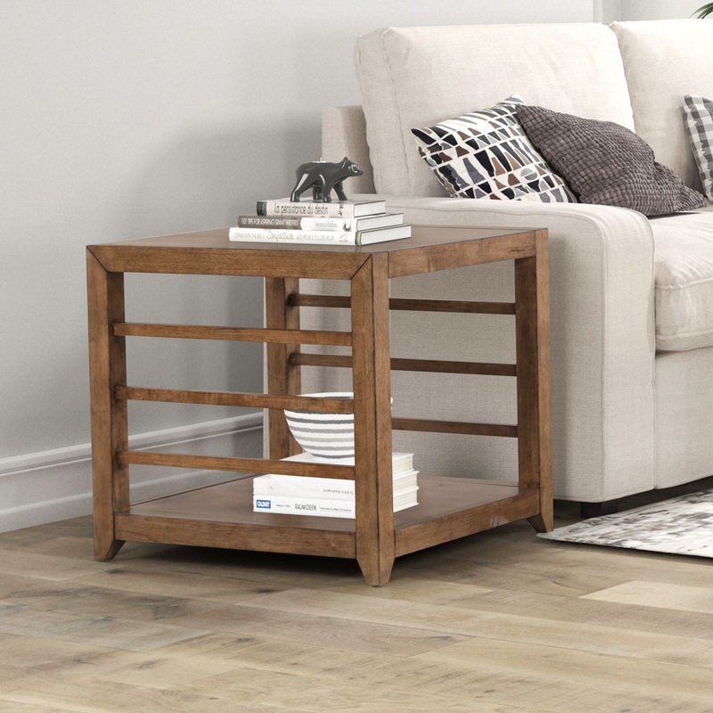 Shaker Lakes – End Table – Brown