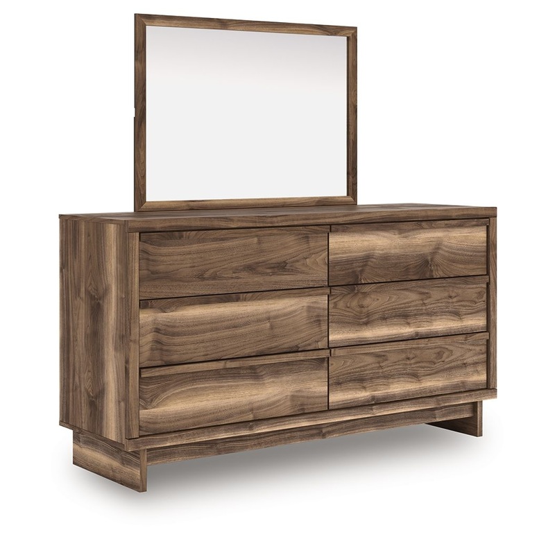Chirason – Brown – Six Drawer Dresser And Mirror