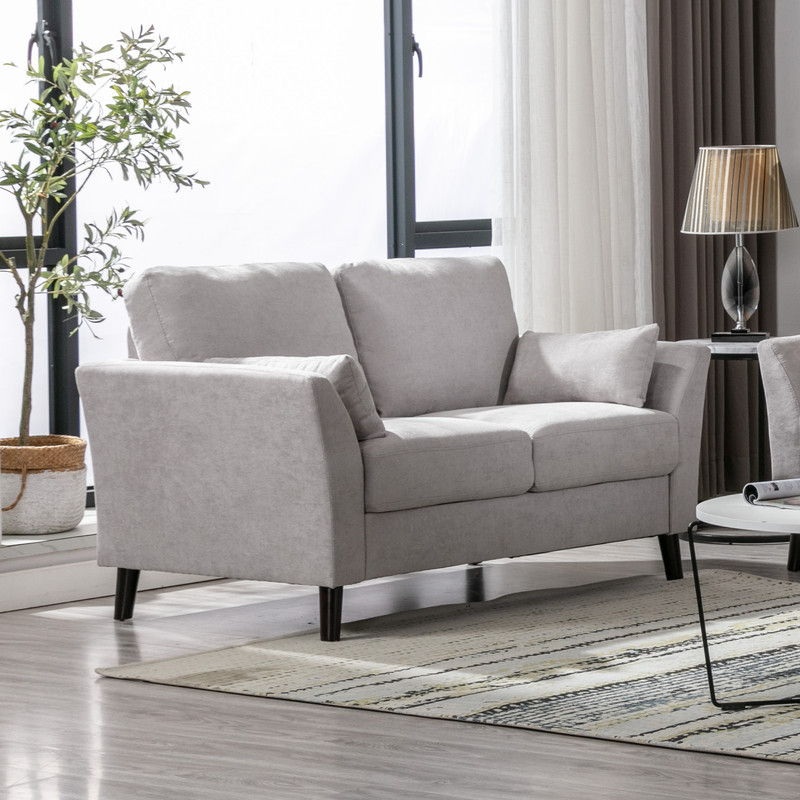 Damian – Woven Fabric Loveseat