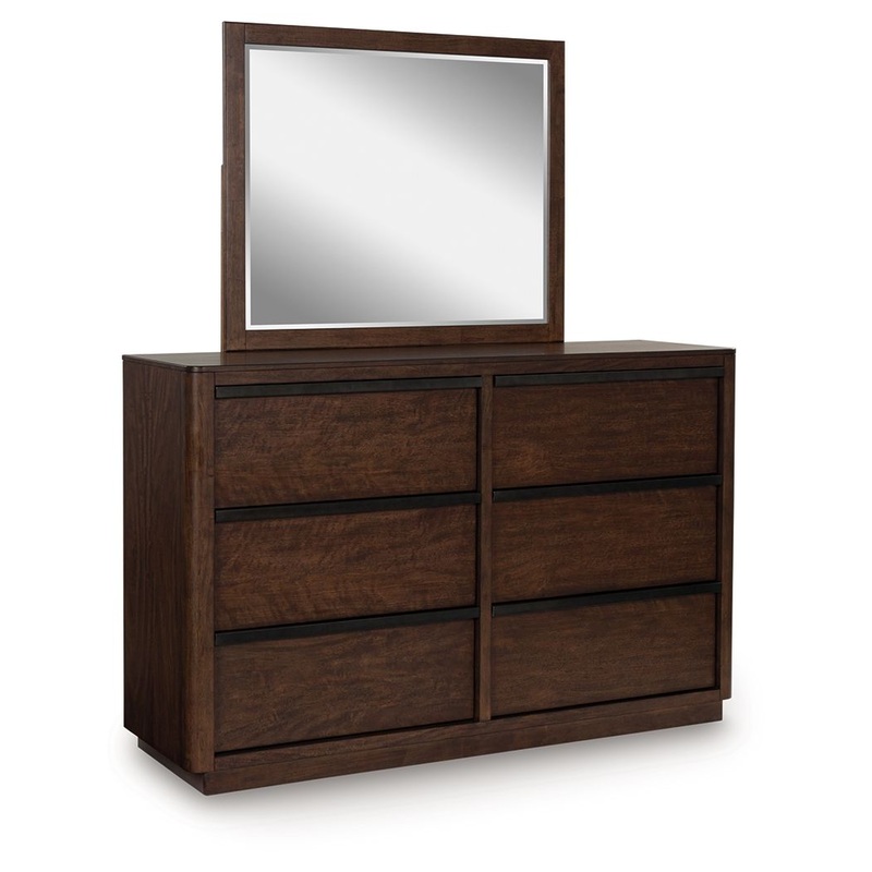 Dilenno – Dark Brown – Dresser And Mirror