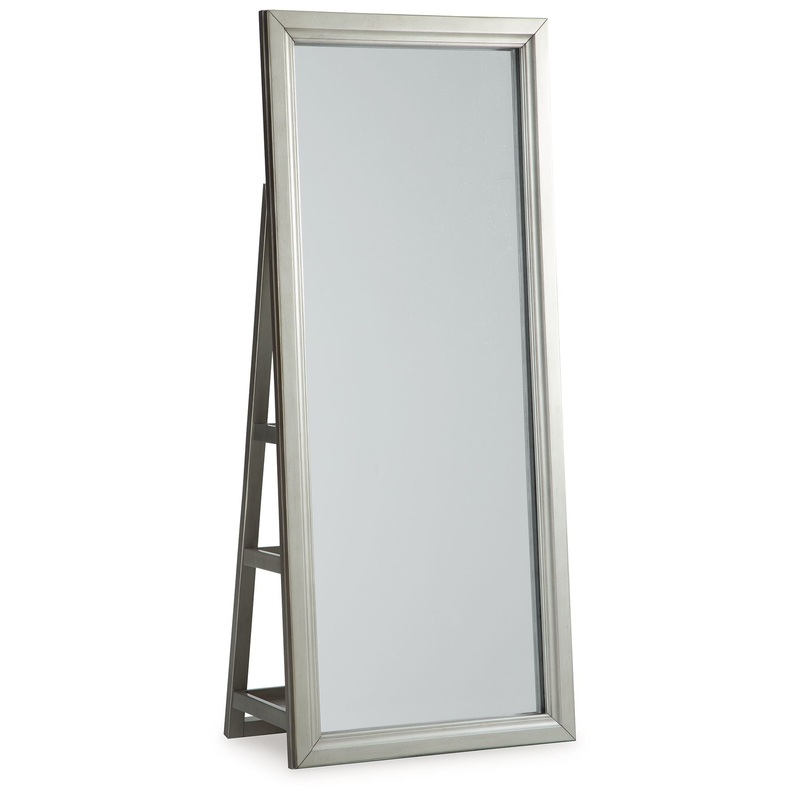 Evesen – Champagne – Floor Standing Mirror With Storage