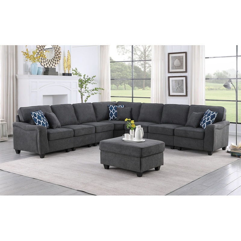 Leo – Woven Modular Sectional Sofa Comfort And Style