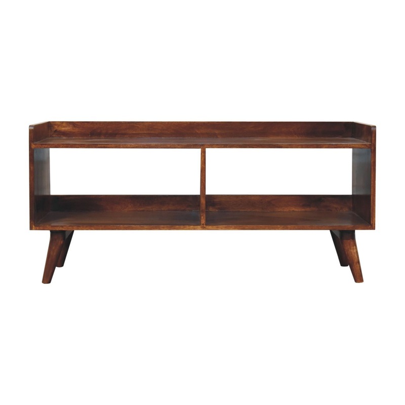 Open Top Media Unit – Brown