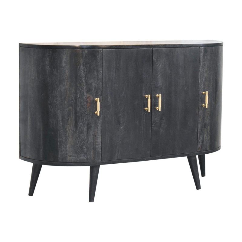 Quad – T Bar Cabinet – Ash Black