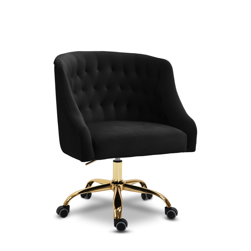 Arden – Office Chair with Gold Legs