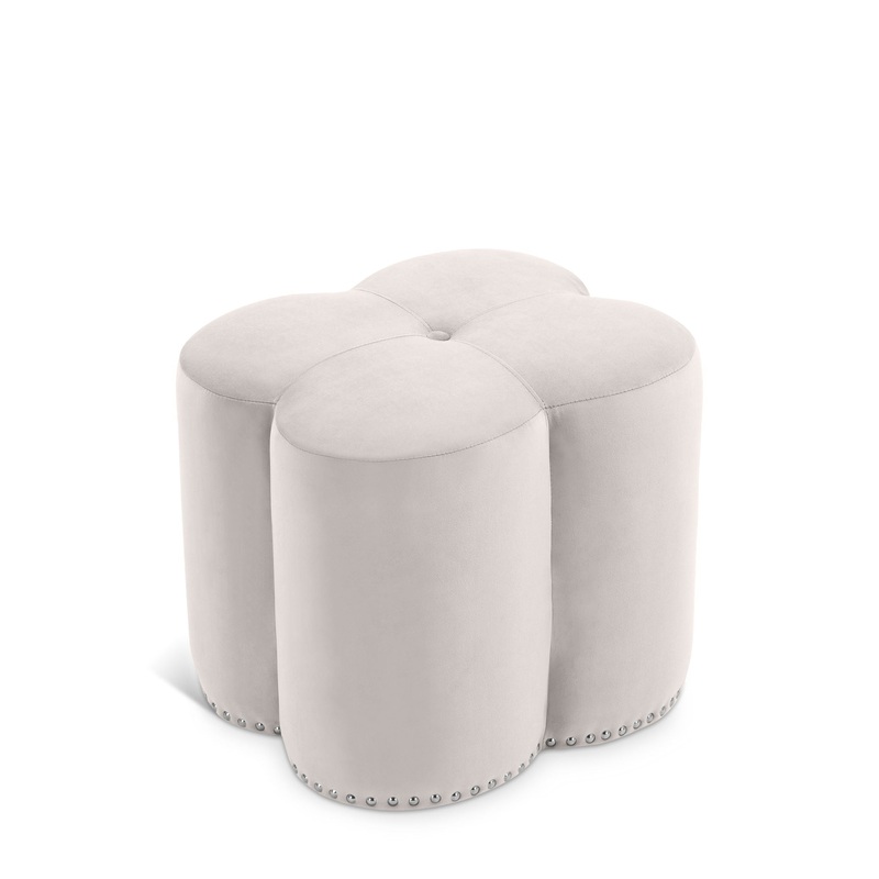 Clover – Ottoman|Beige|Pink