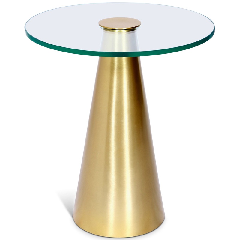 Glassimo – End Table – Gold
