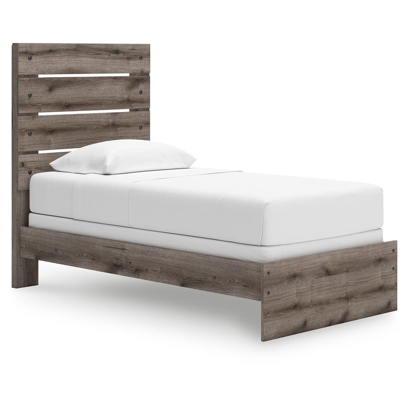 Graystorm – Panel Bed|Dark Gray|Queen|King|Full|Twin