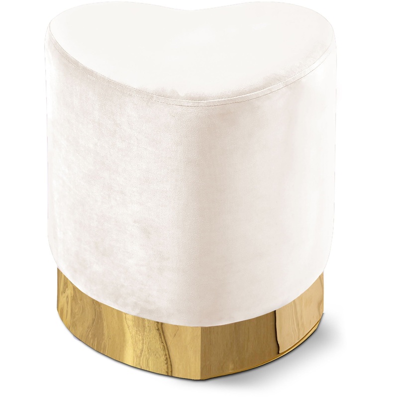 Heart – Stool Ottoman|Blue|Pink|Beige|Dark Gray