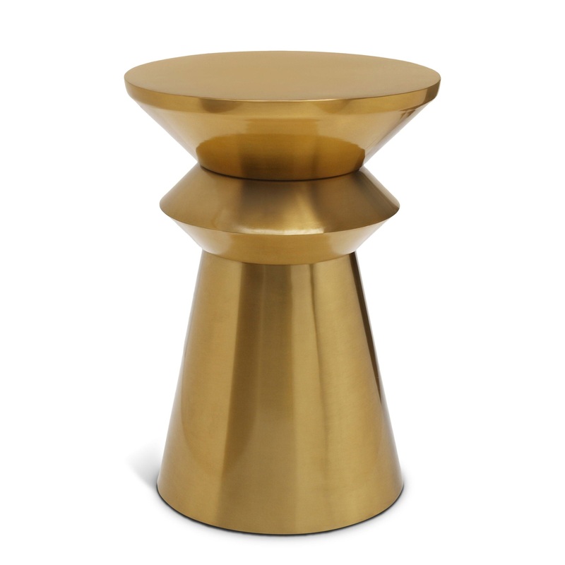 Jai – End Table – Gold