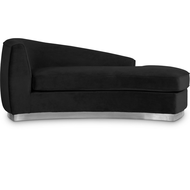 Julian – Chaise with Chrome Base