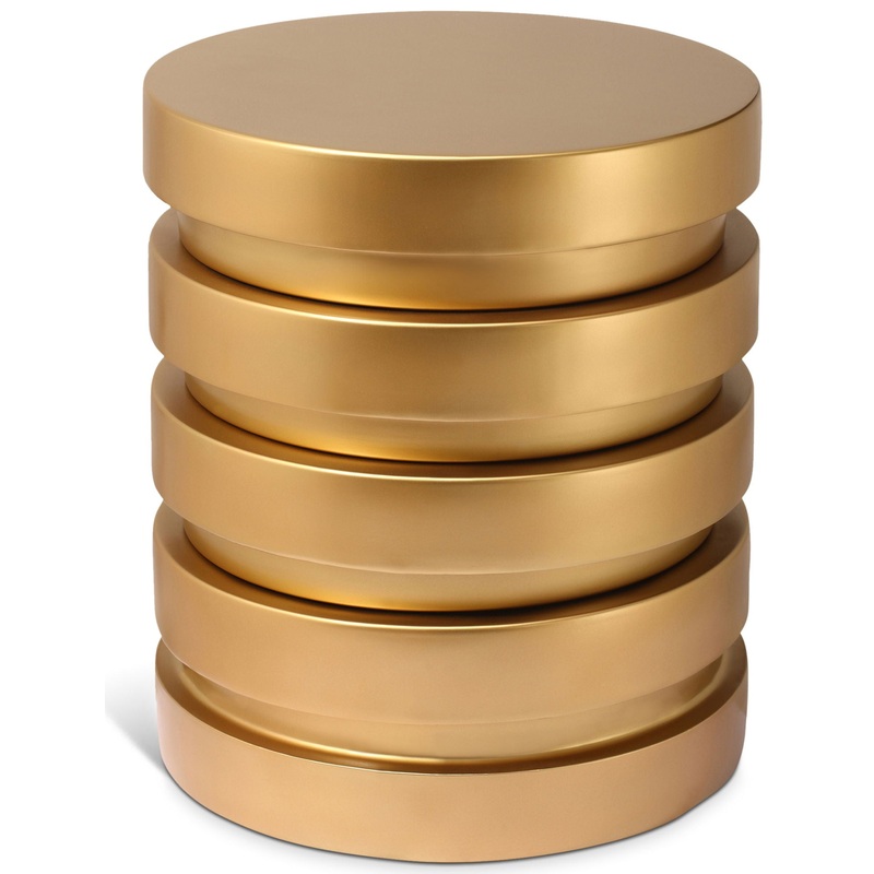 Levels – End Table – Gold