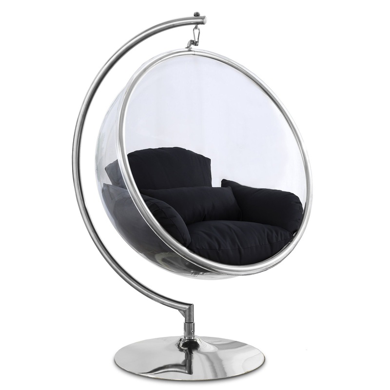 Luna – Swing Chair|Dark Gray|Black|Pink|White