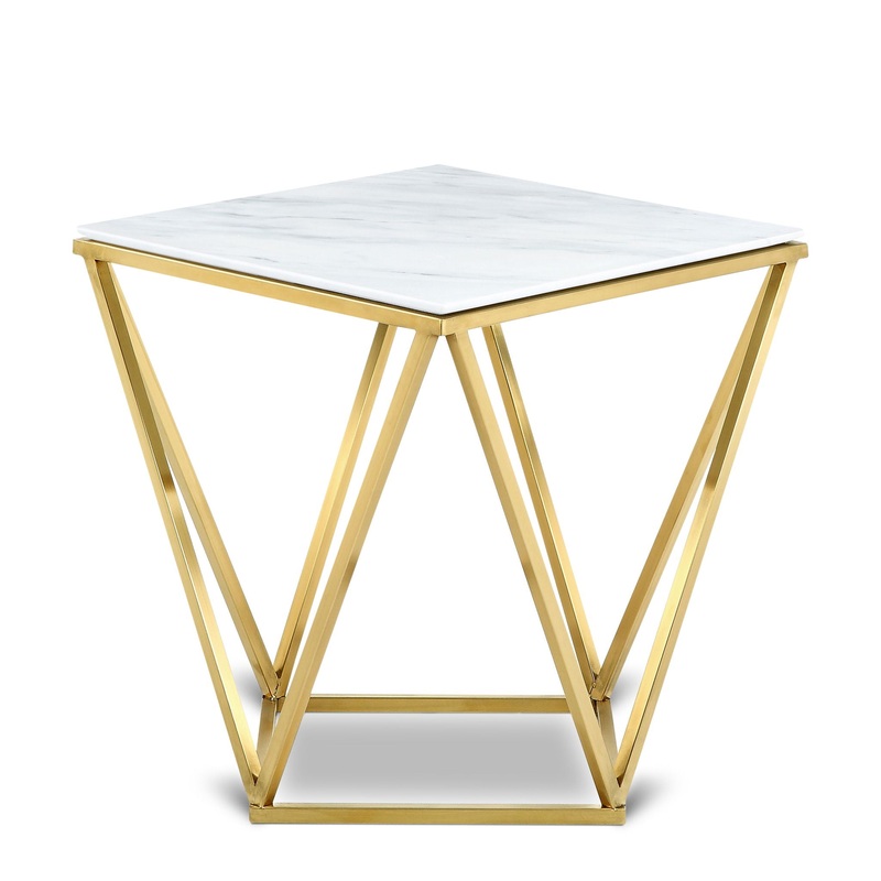 Mason – End Table – Gold