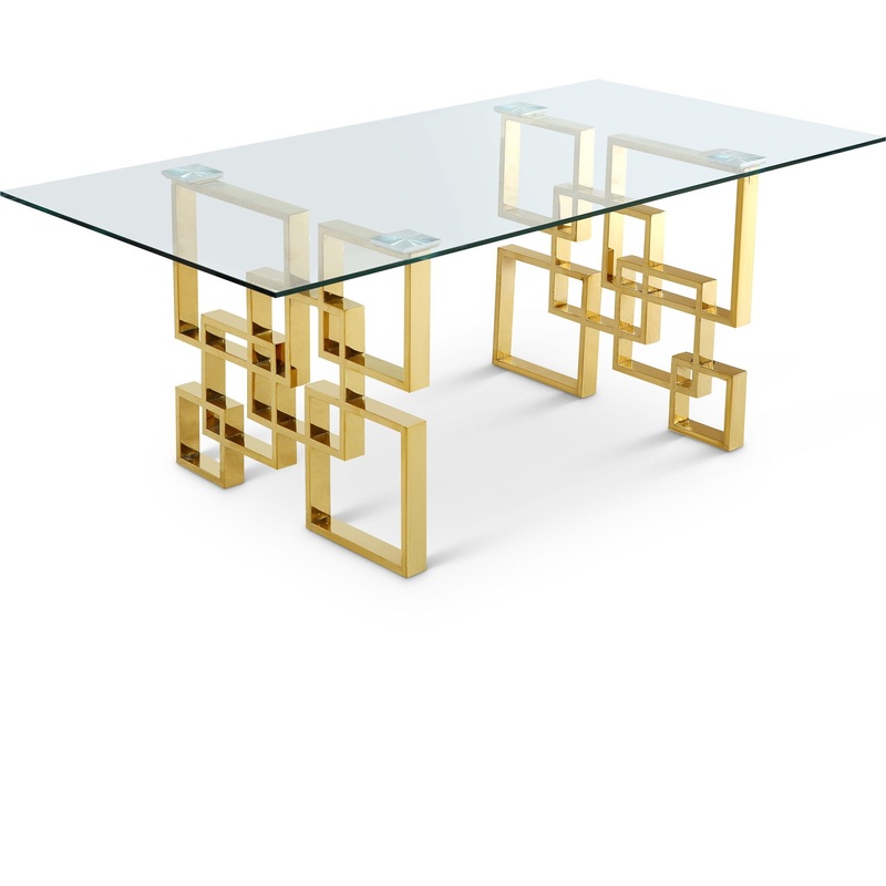 Pierre – Dining Table – Gold