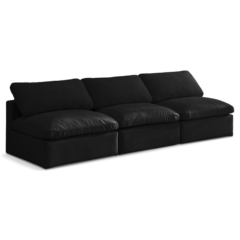 Plush – Modular Armless 3 Seat Sofa