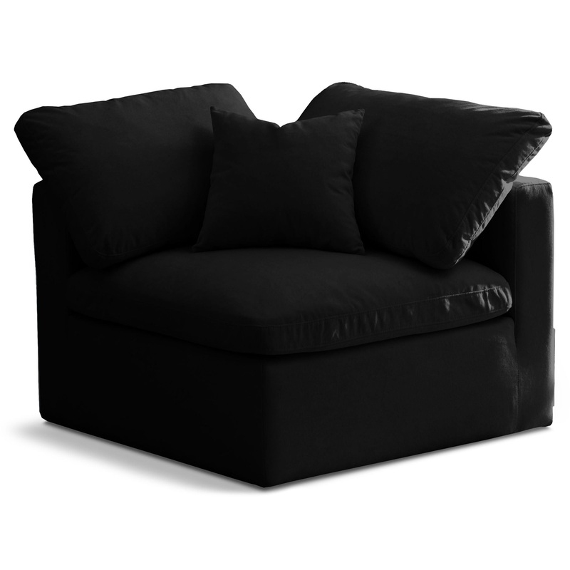 Plush – Modular Corner Chair|Black|Beige|Gray|Blue